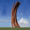 आधुनिक सार अंगूठी ग्राम्य धातु यार्ड कला उद्यान मूर्तियां ISO9001