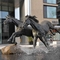 5 मिमी मोटी राल शिल्प आउटडोर धातु मूर्तिकला कांस्य घोड़ा